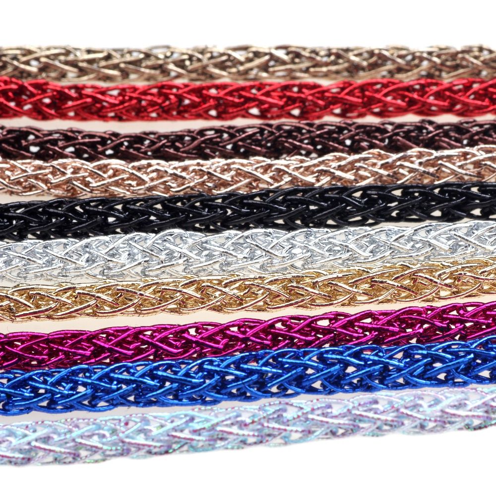 Knotting Cord Silk - OlingArt 4 мм 5 м/лот золотистого