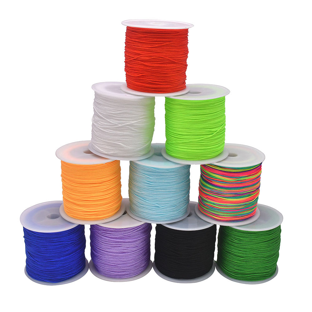 Knotting Cord Silk - 100 ярдов, ручная работа, нейлоновый атласный
