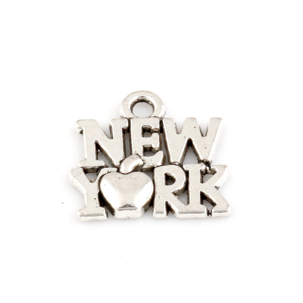 Jewelry Making York - 30 шт. подвески-подвески из сплава «Нью-Йорк»