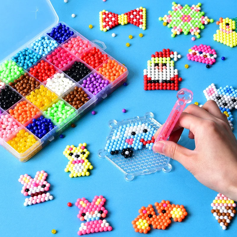 Crystal Bead Mix - 1000 шт./коробка, детская игрушка-пазл