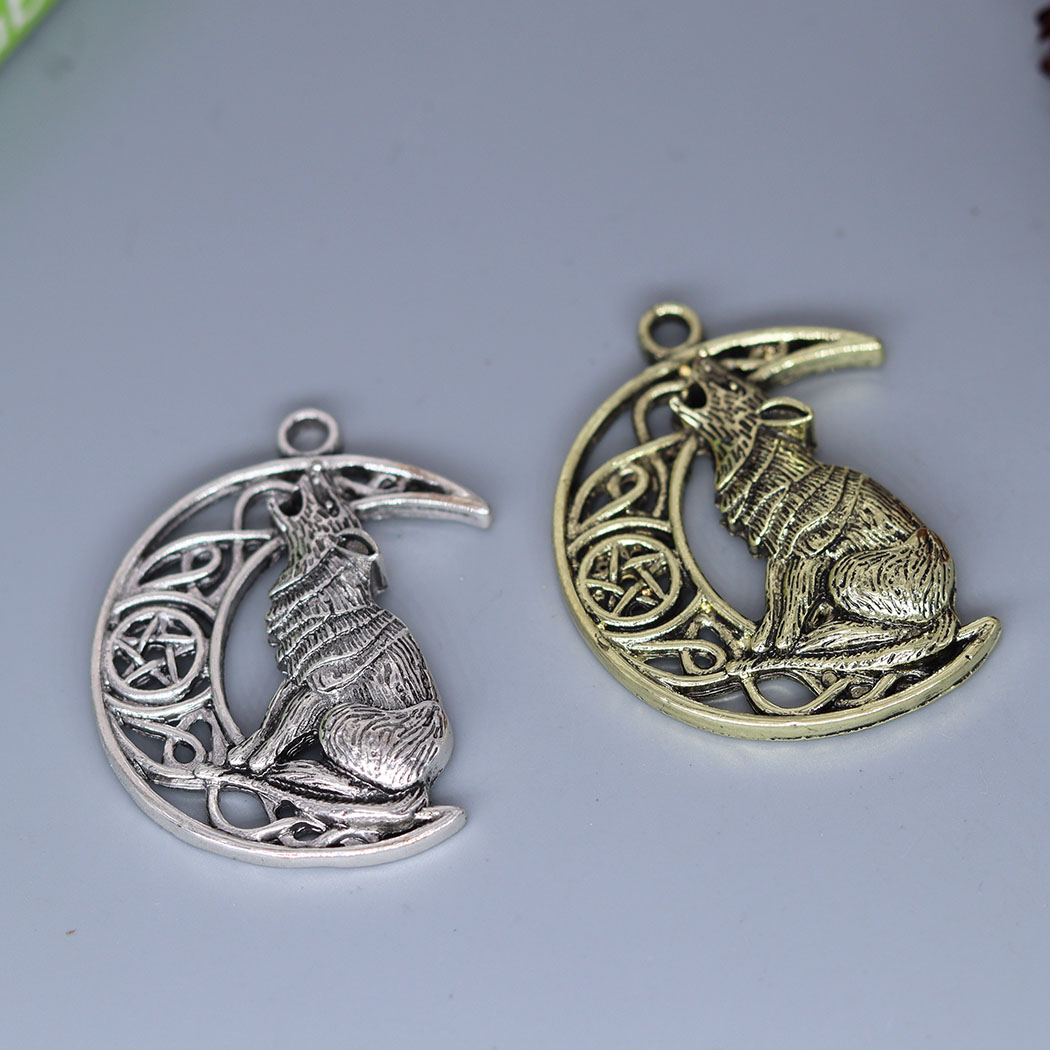 3 шт./партия, подвеска «волк» – обзор и цена Jewelry Making Date Night