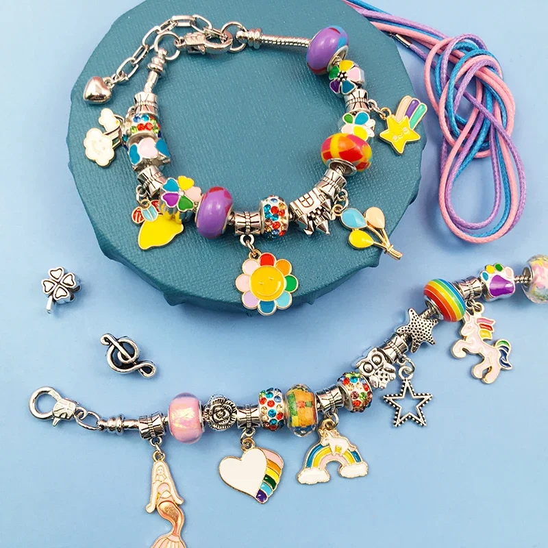 Детский комплект для девочек,  – обзор и цена Jewelry Making Kit For Kids