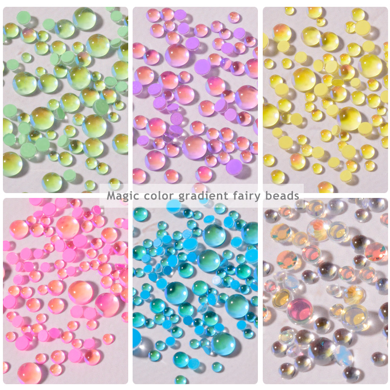 Разноцветные стеклянные полусф – обзор и цена Crystal Bead Mix