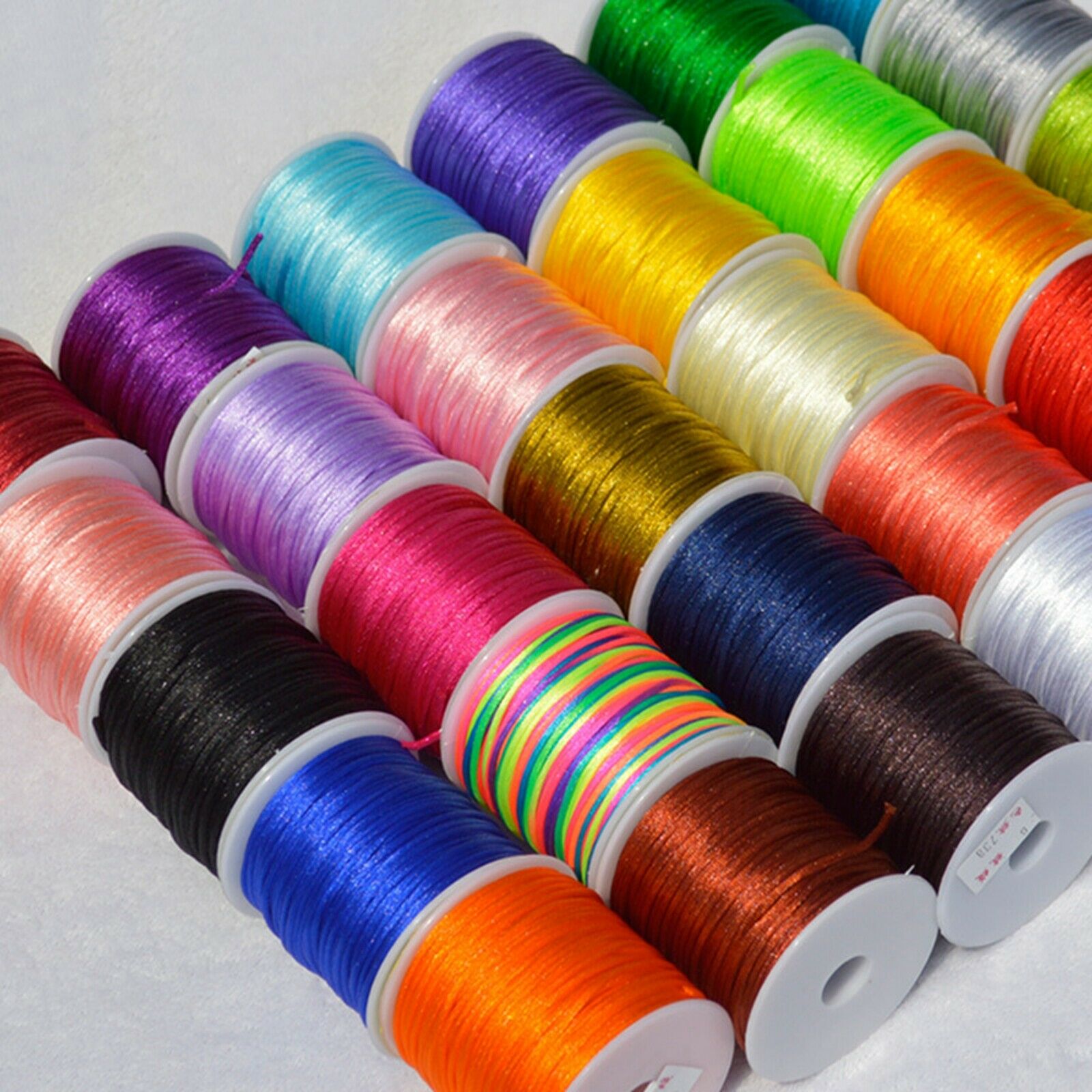 40 метров нейлоновый китайский – обзор и цена Knotting Cord Silk