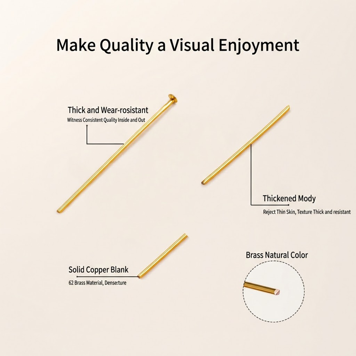 50 шт. позолоченных пинов с пл – обзор и цена Jewelry Making Eye Pins