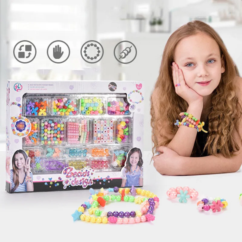 Набор из бисера для девочек «с – обзор и цена Jewelry Making Kit For Kids