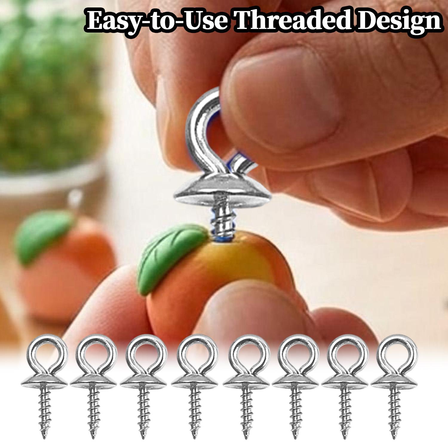 50 шт. 4/5/6 мм винтовые кольц – обзор и цена Jewelry Making Eye Pins