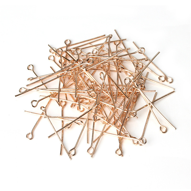 200 шт./лот, 50 мм, цвет розов – обзор и цена Jewelry Making Eye Pins