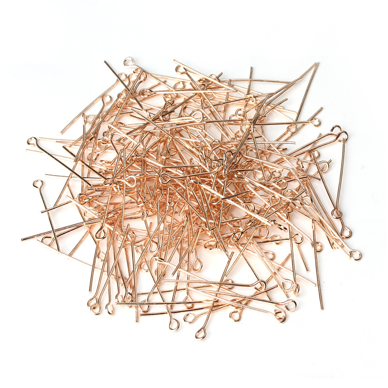 200 шт./лот, 50 мм, цвет розов – обзор и цена Jewelry Making Eye Pins