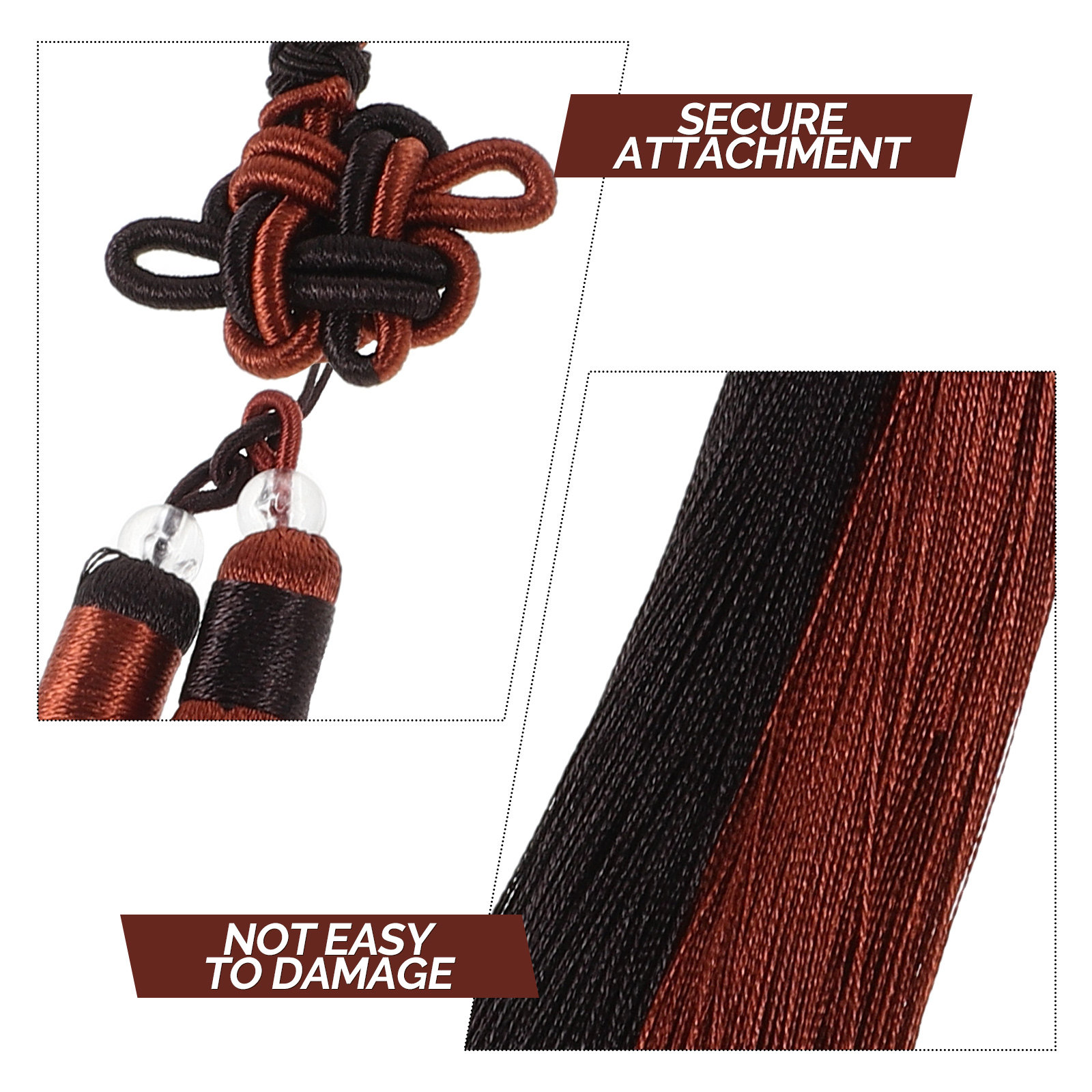 2 шт. китайских шелковых кисте – обзор и цена Knotting Cord Silk