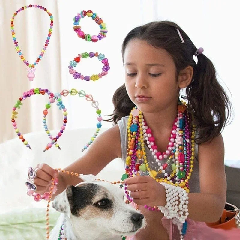 Набор бусин для девочек «сдела – обзор и цена Jewelry Making Kit For Kids